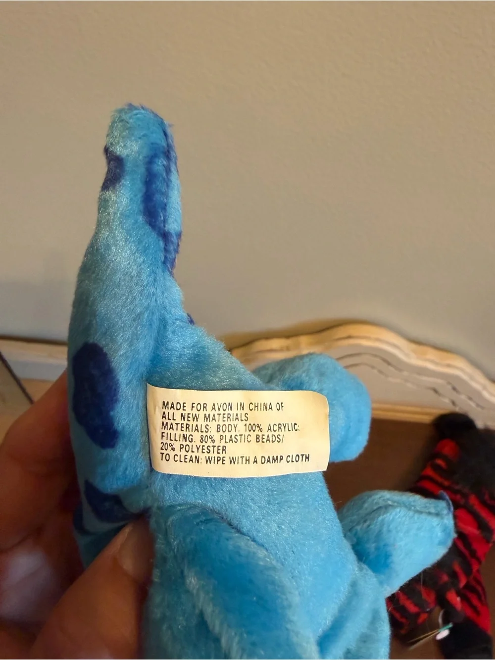 Pair of Avon Full O’ Beans plush toys